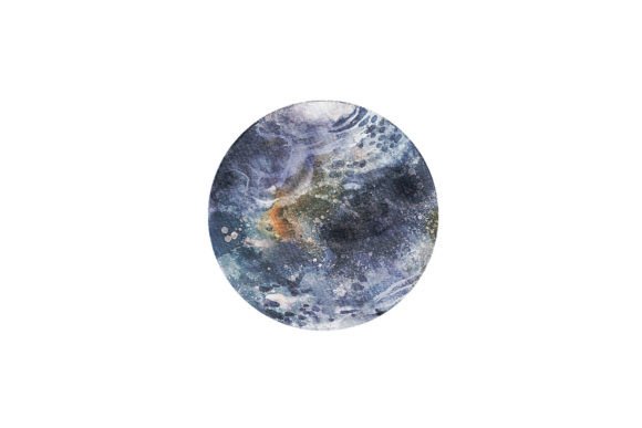 Earth Watercolor Planet PNG Art: An Embroidery Review