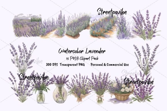 Lavender Flower Garden Illustrations: A Seller Review