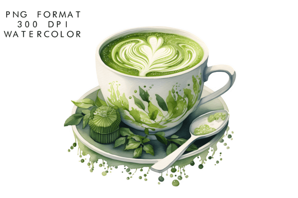 Watercolor Matcha Clipart: An Embroidery Review