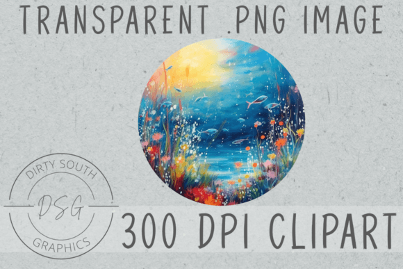 Watercolor Ocean Scene: Illustrations for Branding