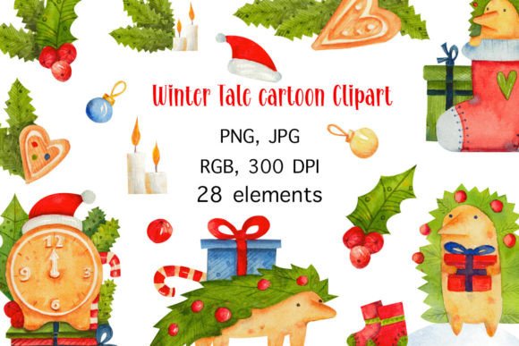 Watercolor Winter Tale Illustrations Review